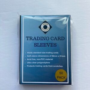 Holographic Trading Card Sleeves - black - 5 packs (250 sleeves)